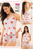 PIJAMA JASPE SILUETA SEMI SUELTA