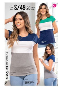 BLUSA SILUETA SEMI AJUSTADA