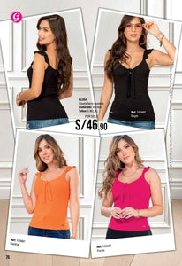 BLUSA SILUETA SEMI AJUSTADA