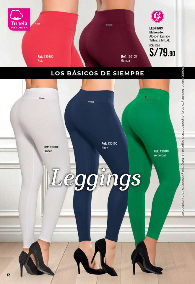 LEGGINGS ALGODÓN LYCRADO