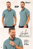 POLO CAMISERO VERDE AGUA