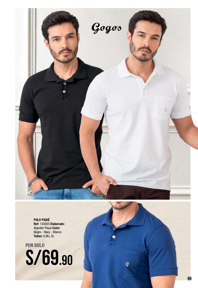 POLO PIQUÉ HOMBRE