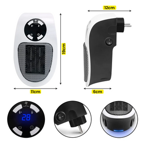MINI CALEFACTOR ELÉCTRICO PORTATIL