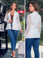 SACO COLOR PERLA CON GUIPIUR