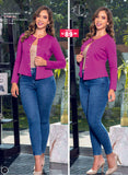BLAZER MAGENTA MUJER