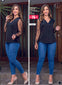 BLUSA NEGRA CON ENCAJE